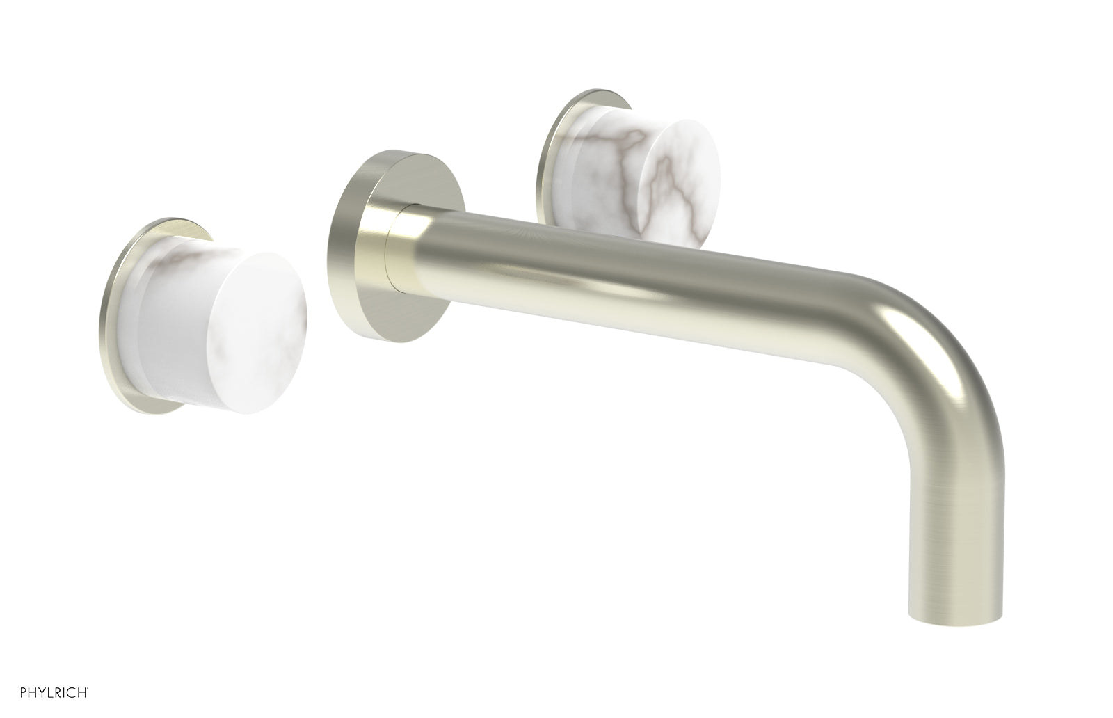 BASIC II Wall Lavatory Set - White Marble 230-13