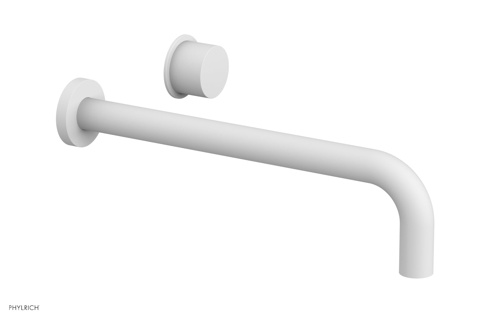 Basic II 12" Single Handle Wall Lavatory Set - Smooth Handle 230-16-12