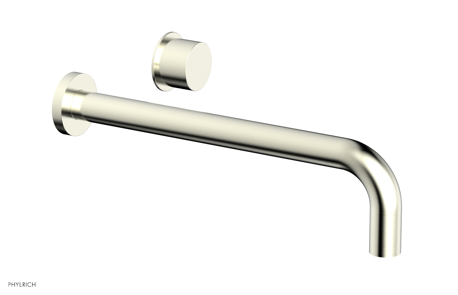 Basic II 12" Single Handle Wall Lavatory Set - Smooth Handle 230-16-12