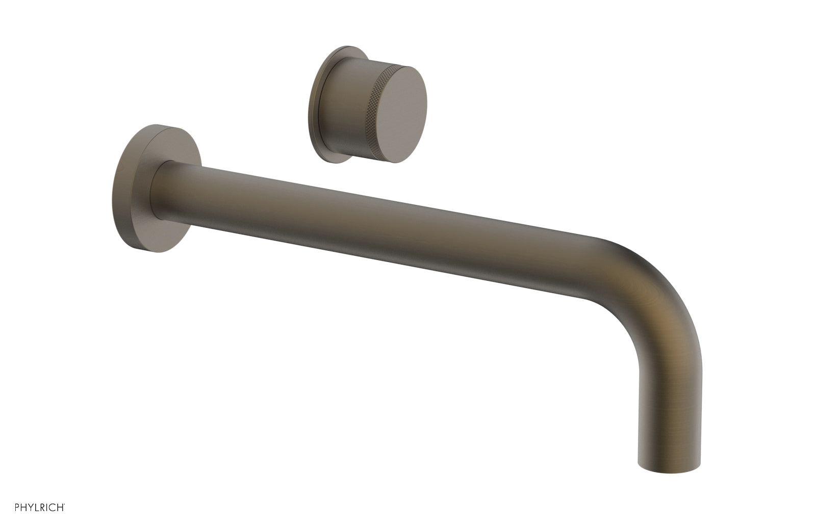 Basic II 10" Single Handle Wall Lavatory Set - Knurled Handle 230-18-10