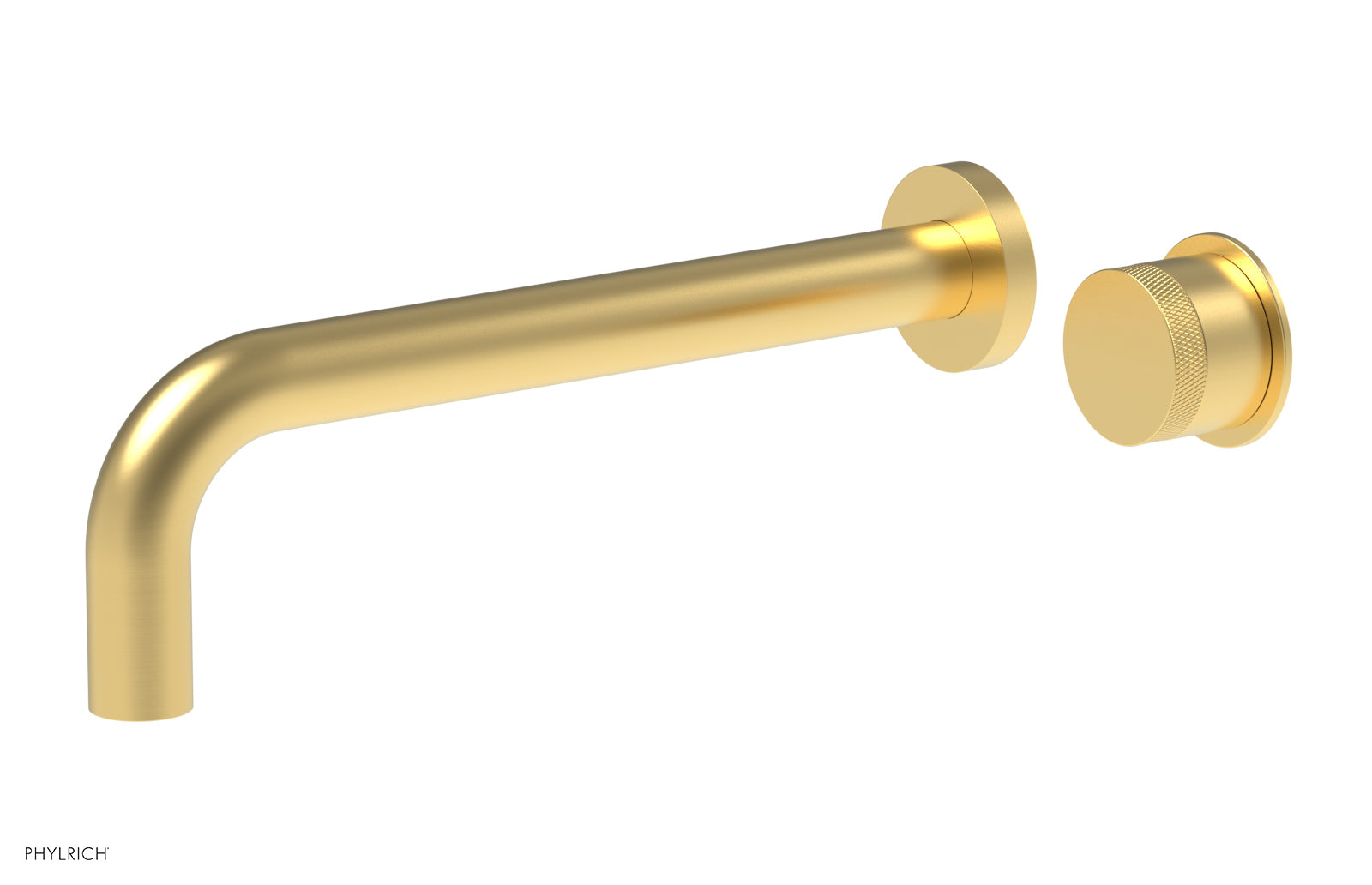 Basic II 10" Single Handle Wall Lavatory Set - Knurled Handle 230-18-10