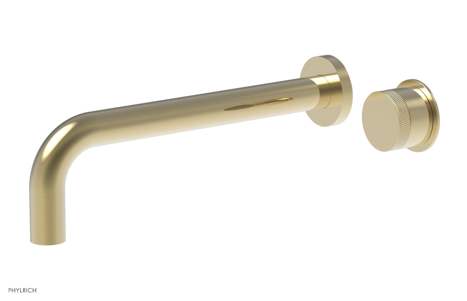 Basic II 10" Single Handle Wall Lavatory Set - Knurled Handle 230-18-10