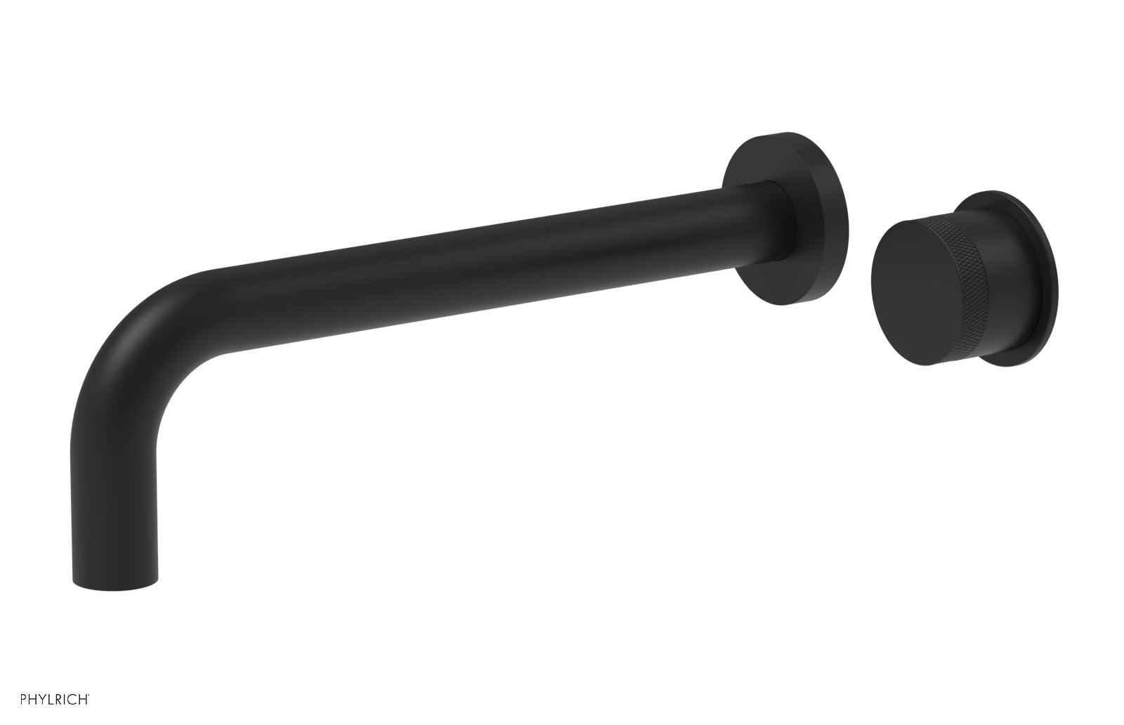 Basic II 10" Single Handle Wall Lavatory Set - Knurled Handle 230-18-10