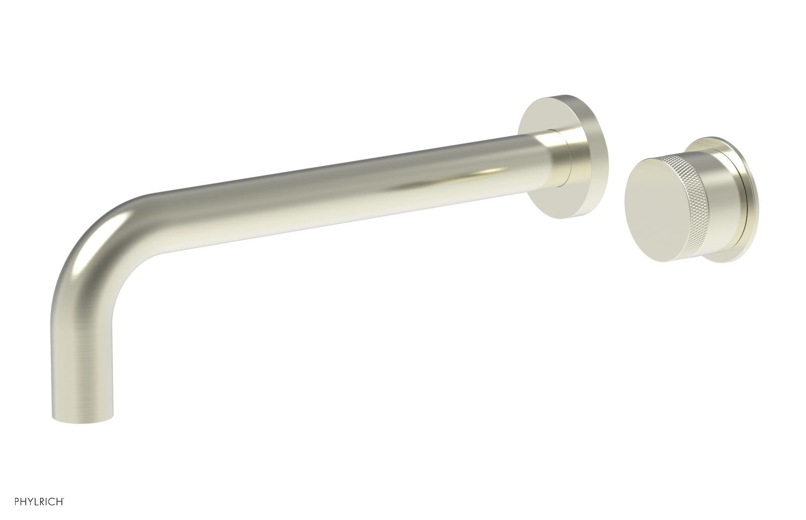 Basic II 10" Single Handle Wall Lavatory Set - Knurled Handle 230-18-10