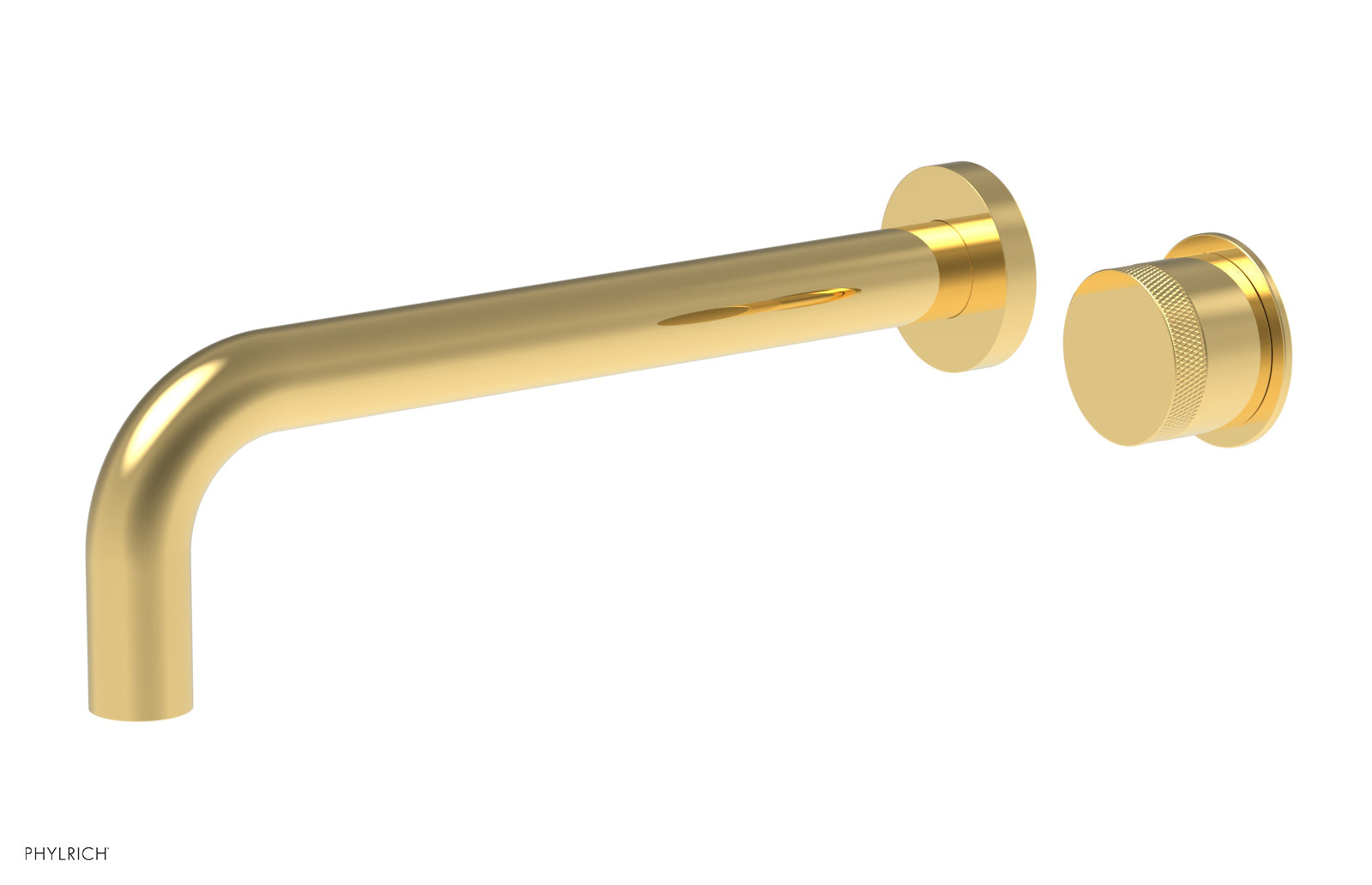 Basic II 10" Single Handle Wall Lavatory Set - Knurled Handle 230-18-10