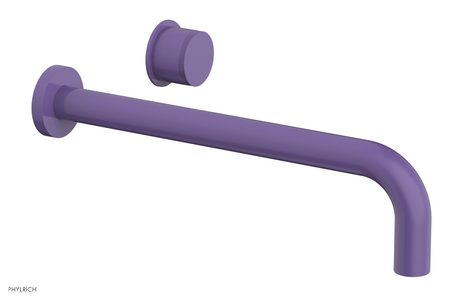 Basic II 12" Single Handle Wall Lavatory Set - Knurled Handle 230-18-12