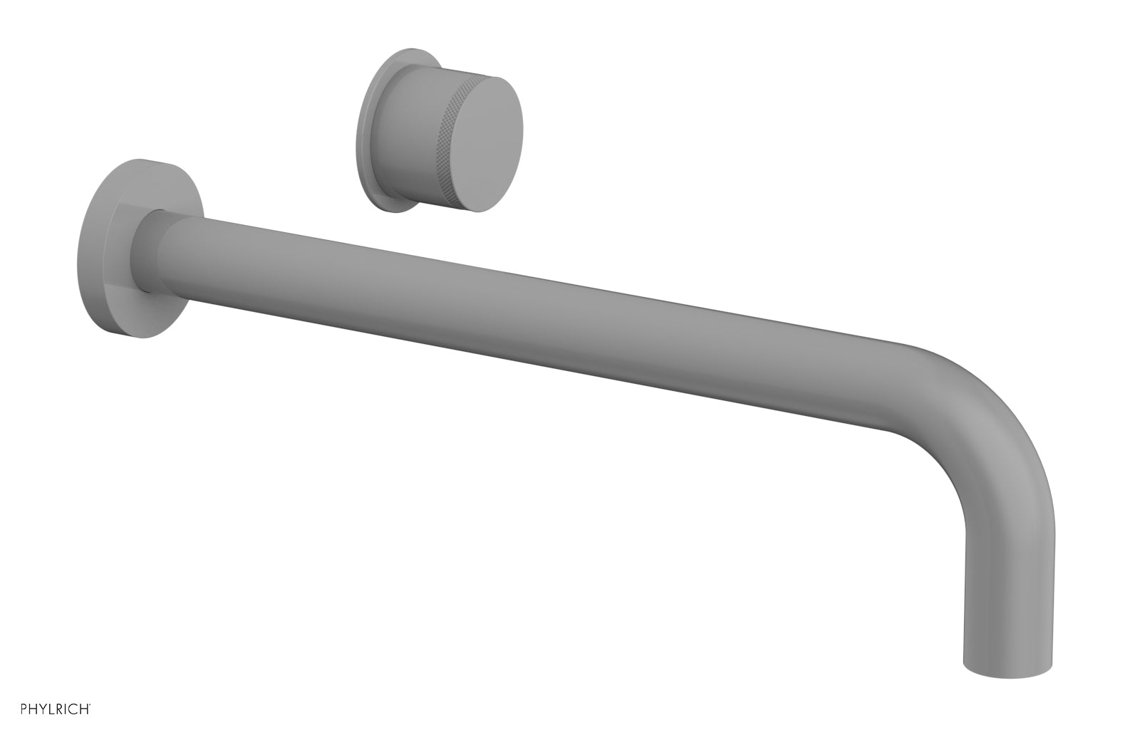 Basic II 12" Single Handle Wall Lavatory Set - Knurled Handle 230-18-12