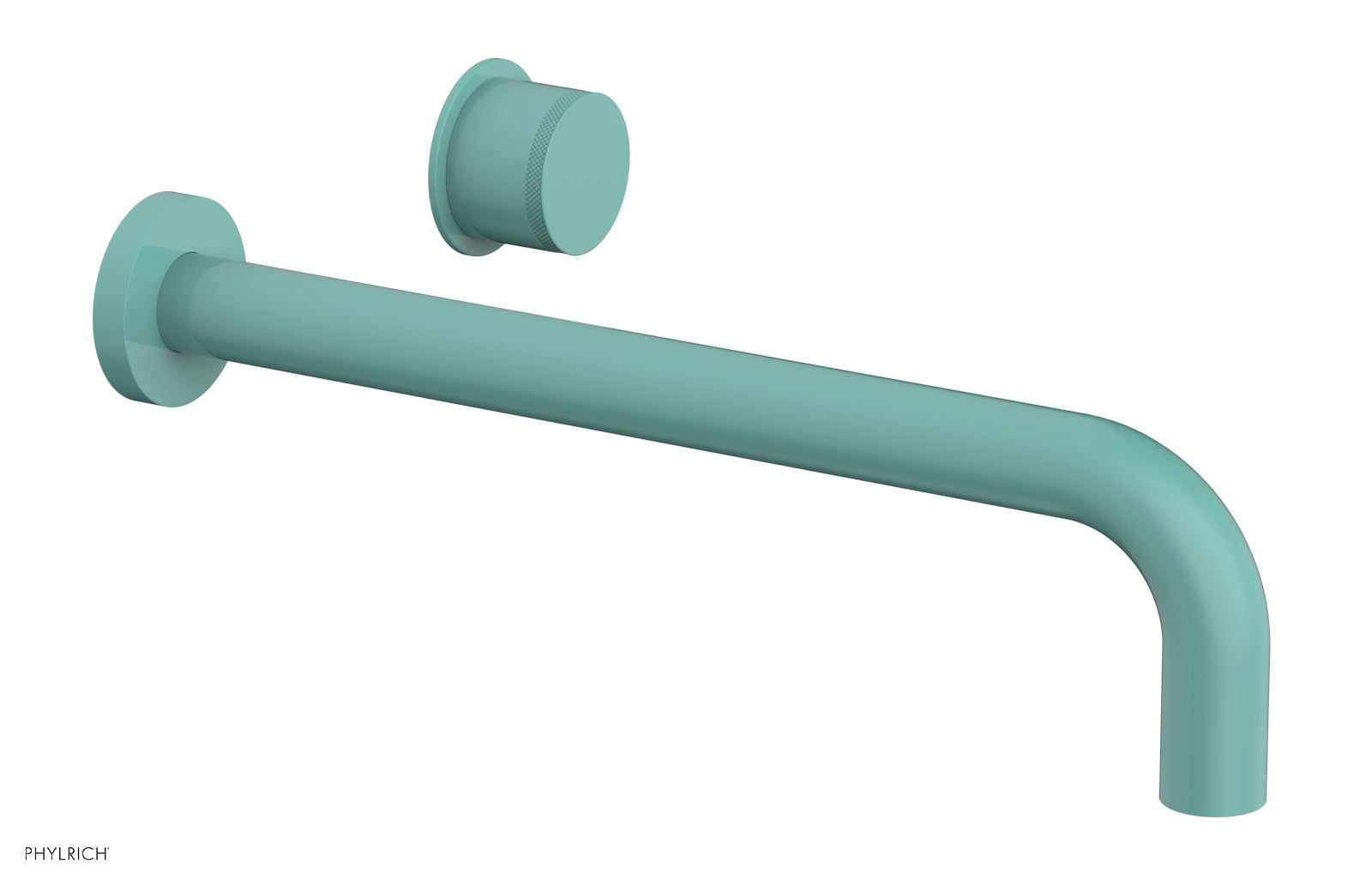 Basic II 12" Single Handle Wall Lavatory Set - Knurled Handle 230-18-12