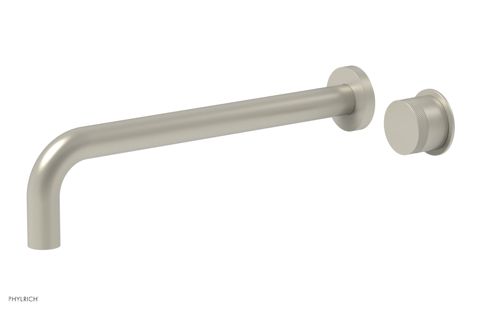 Basic II 12" Single Handle Wall Lavatory Set - Knurled Handle 230-18-12