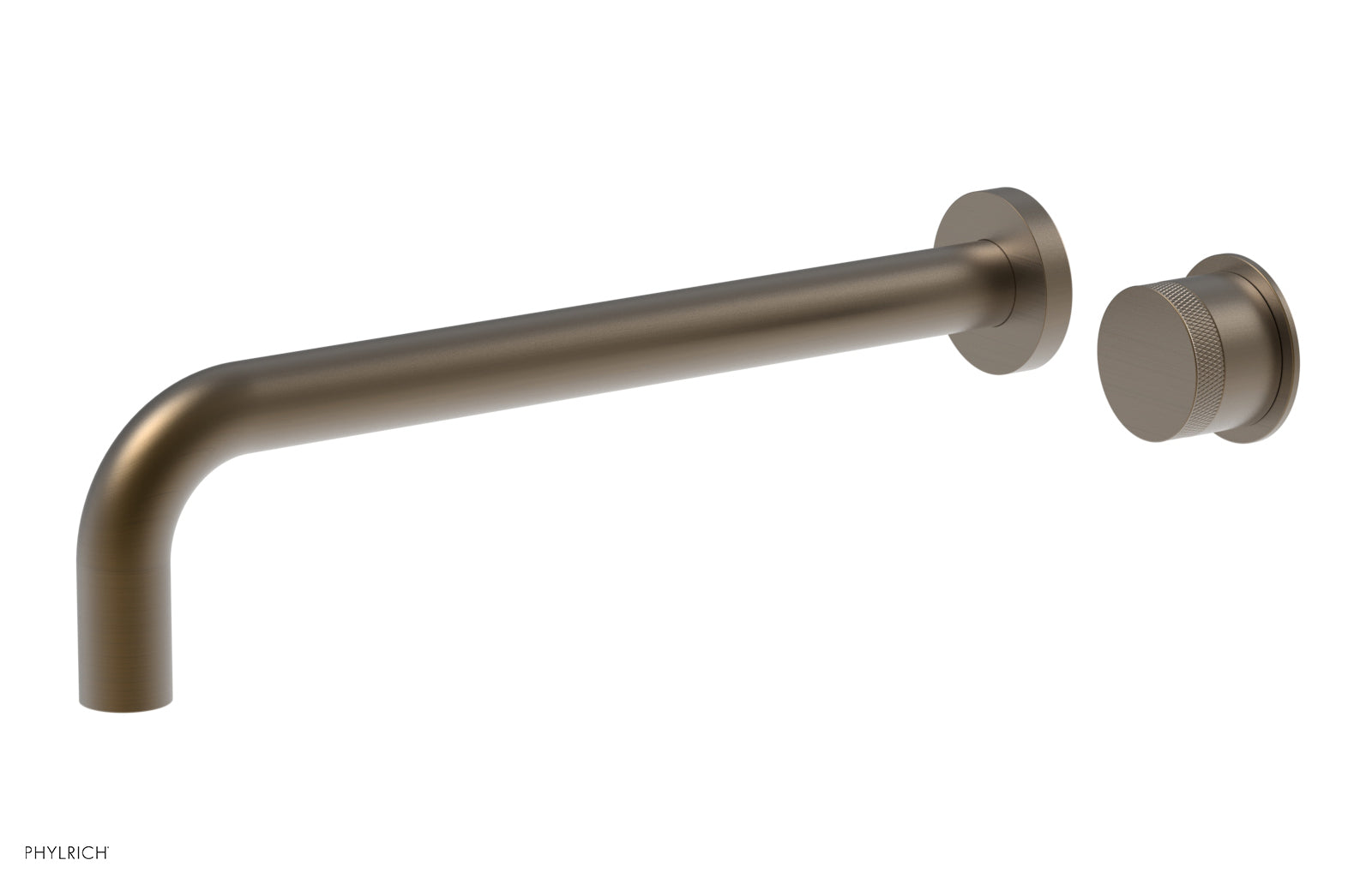 Basic II 12" Single Handle Wall Lavatory Set - Knurled Handle 230-18-12