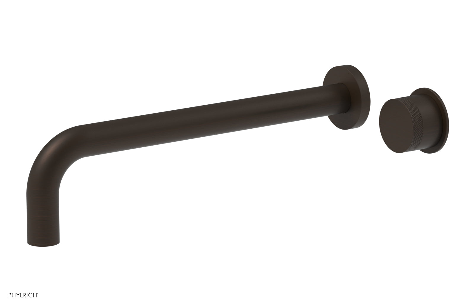 Basic II 12" Single Handle Wall Lavatory Set - Knurled Handle 230-18-12