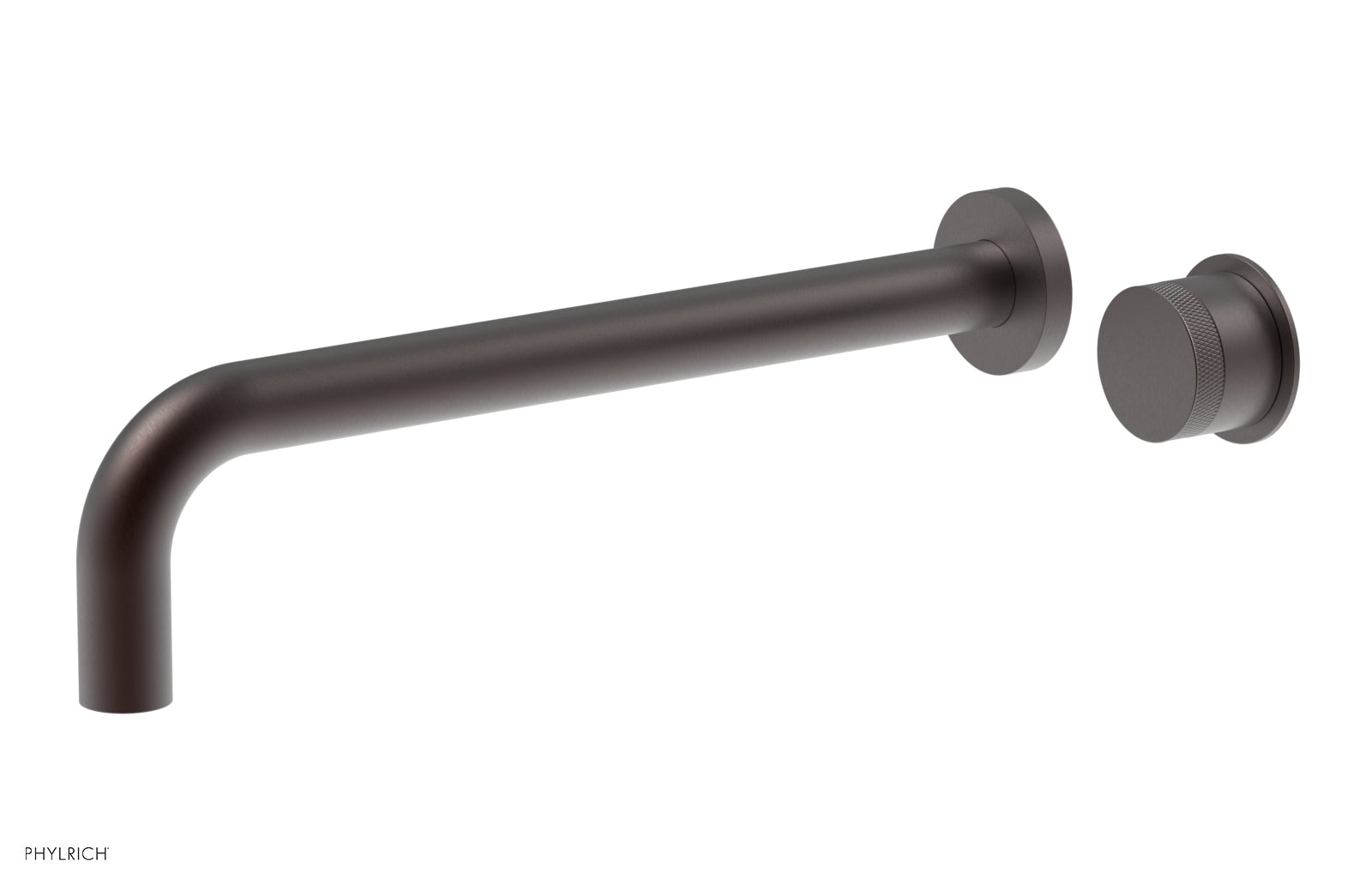 Basic II 12" Single Handle Wall Lavatory Set - Knurled Handle 230-18-12