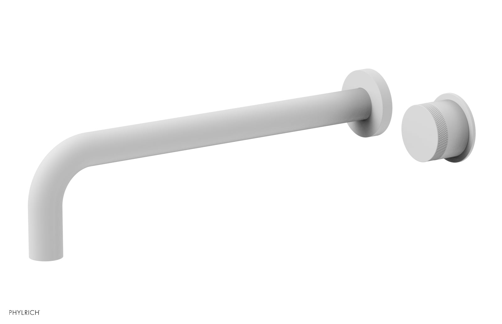 Basic II 12" Single Handle Wall Lavatory Set - Knurled Handle 230-18-12