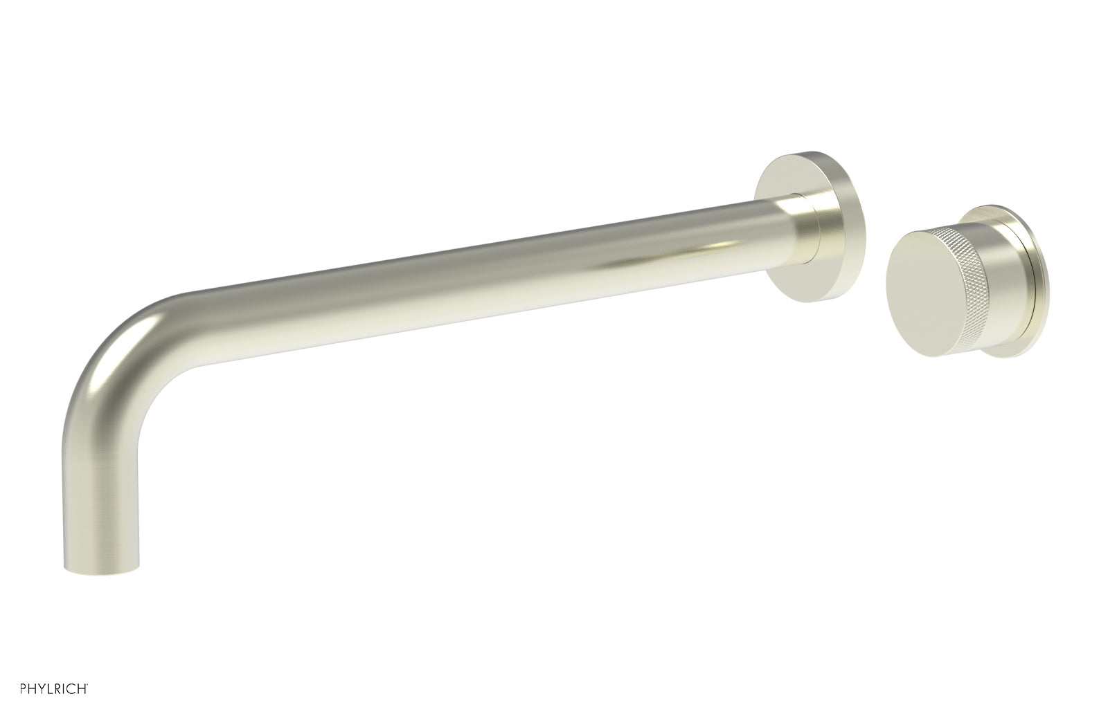 Basic II 12" Single Handle Wall Lavatory Set - Knurled Handle 230-18-12