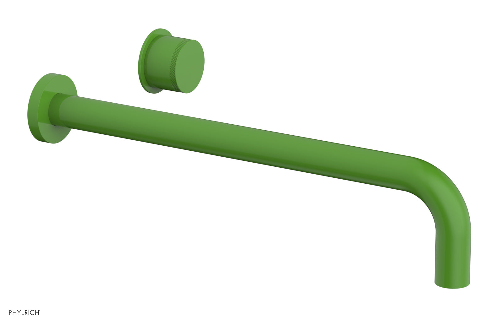 Basic II 14" Single Handle Wall Lavatory Set - Knurled Handle 230-18-14