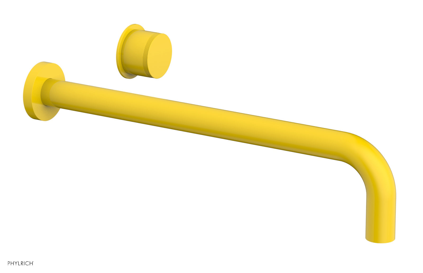 Basic II 14" Single Handle Wall Lavatory Set - Knurled Handle 230-18-14