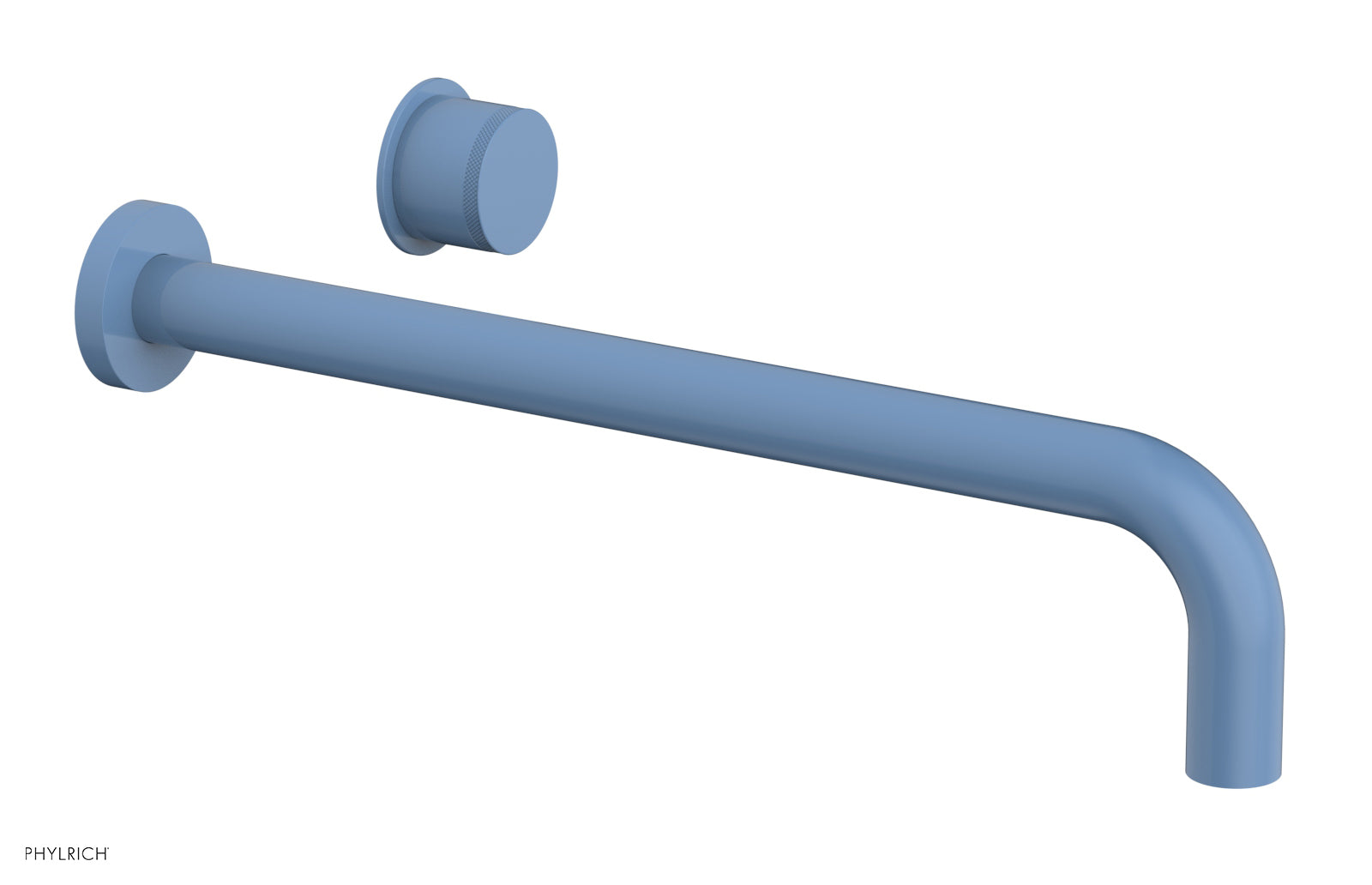 Basic II 14" Single Handle Wall Lavatory Set - Knurled Handle 230-18-14