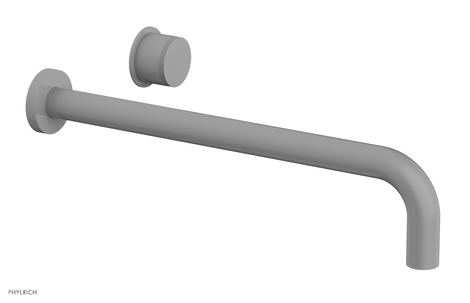 Basic II 14" Single Handle Wall Lavatory Set - Knurled Handle 230-18-14