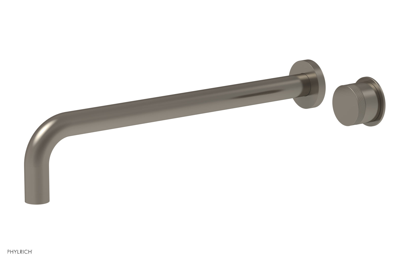 Basic II 14" Single Handle Wall Lavatory Set - Knurled Handle 230-18-14