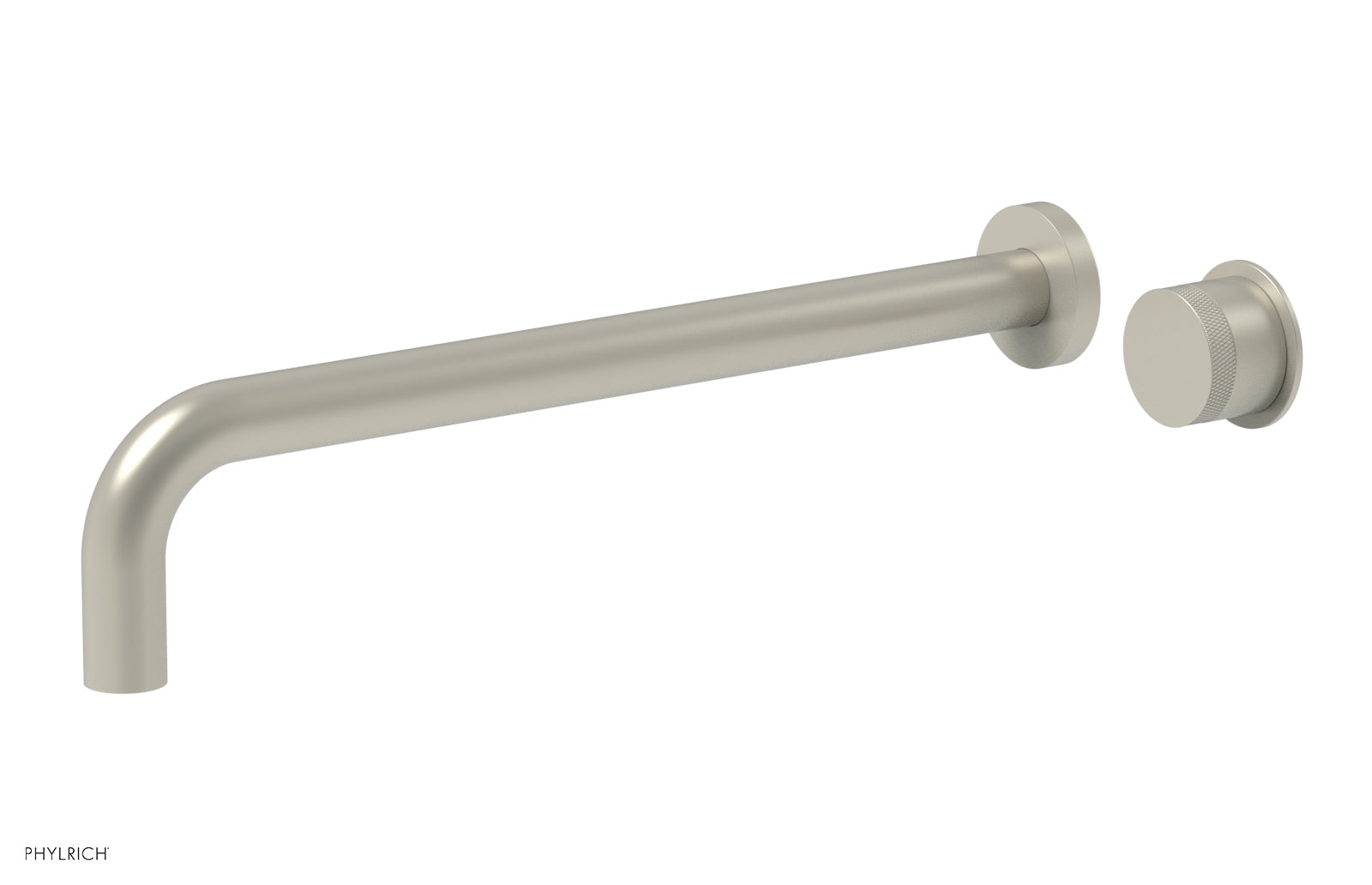 Basic II 14" Single Handle Wall Lavatory Set - Knurled Handle 230-18-14