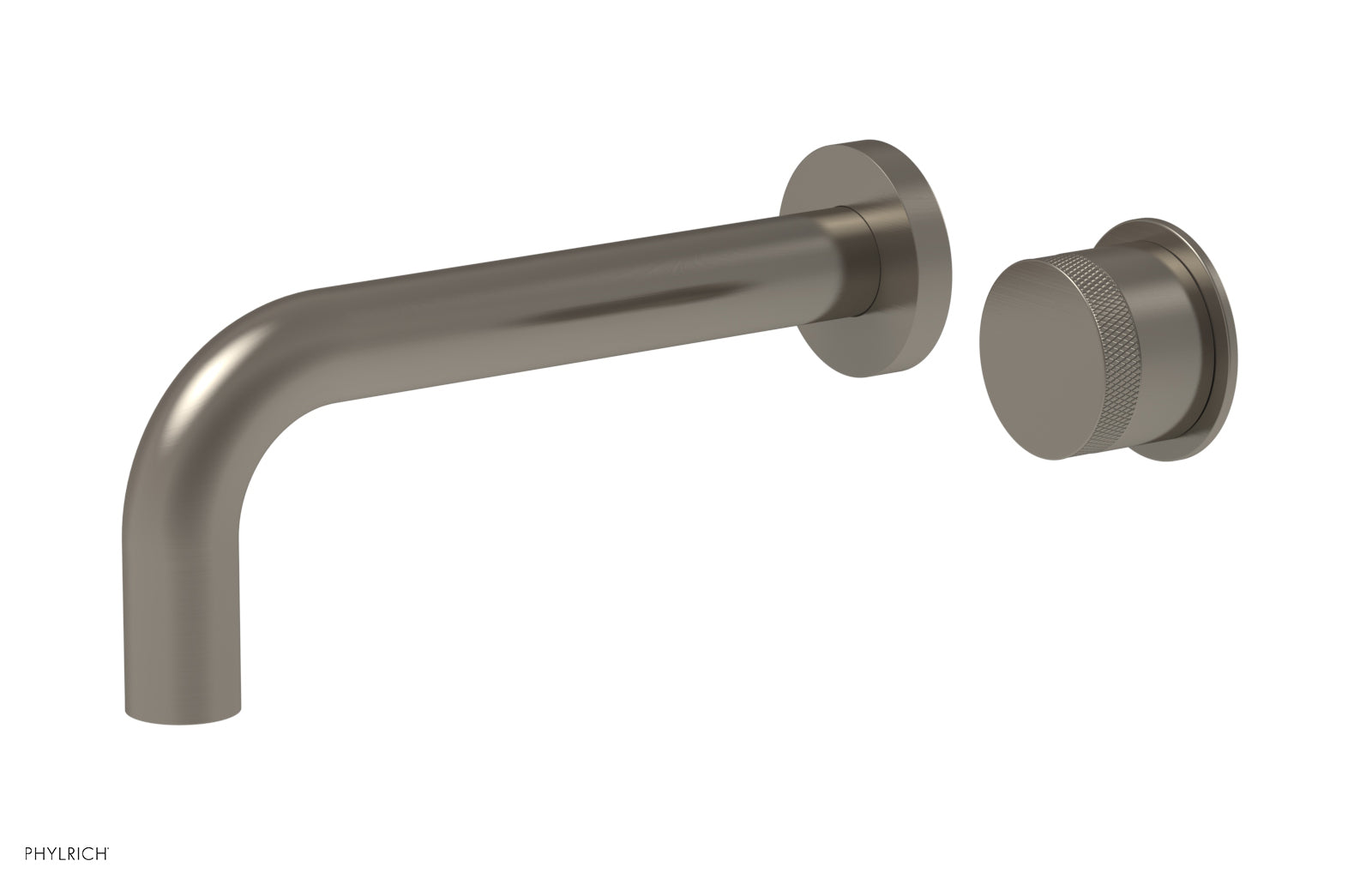 Basic II Single Handle Wall Lavatory Set - Knurled Handle 230-18