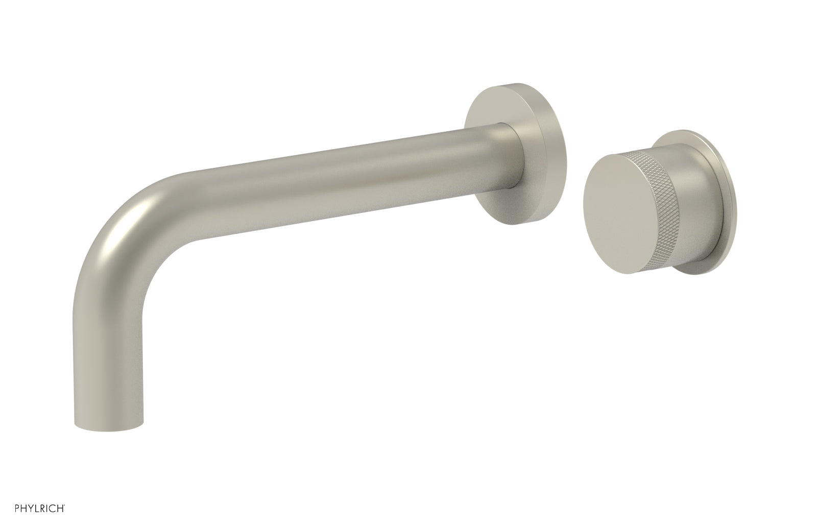 Basic II Single Handle Wall Lavatory Set - Knurled Handle 230-18