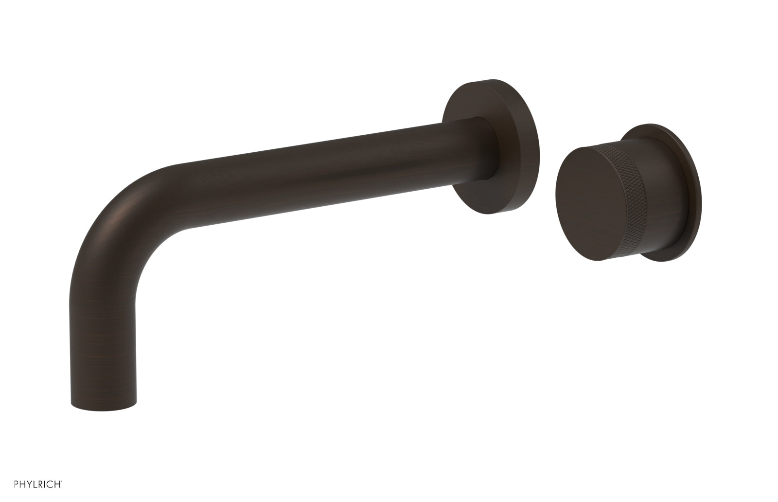 Basic II Single Handle Wall Lavatory Set - Knurled Handle 230-18