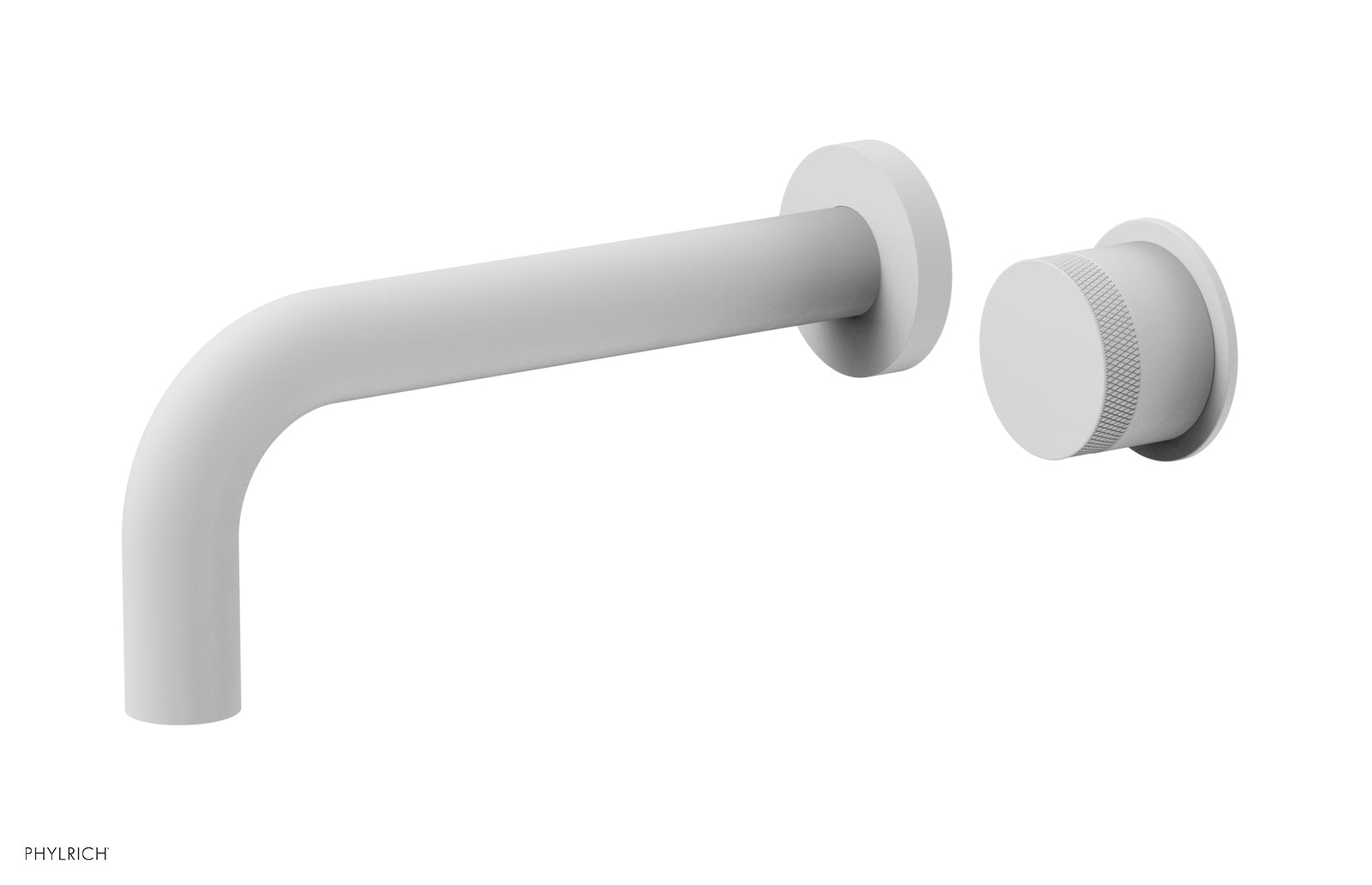 Basic II Single Handle Wall Lavatory Set - Knurled Handle 230-18