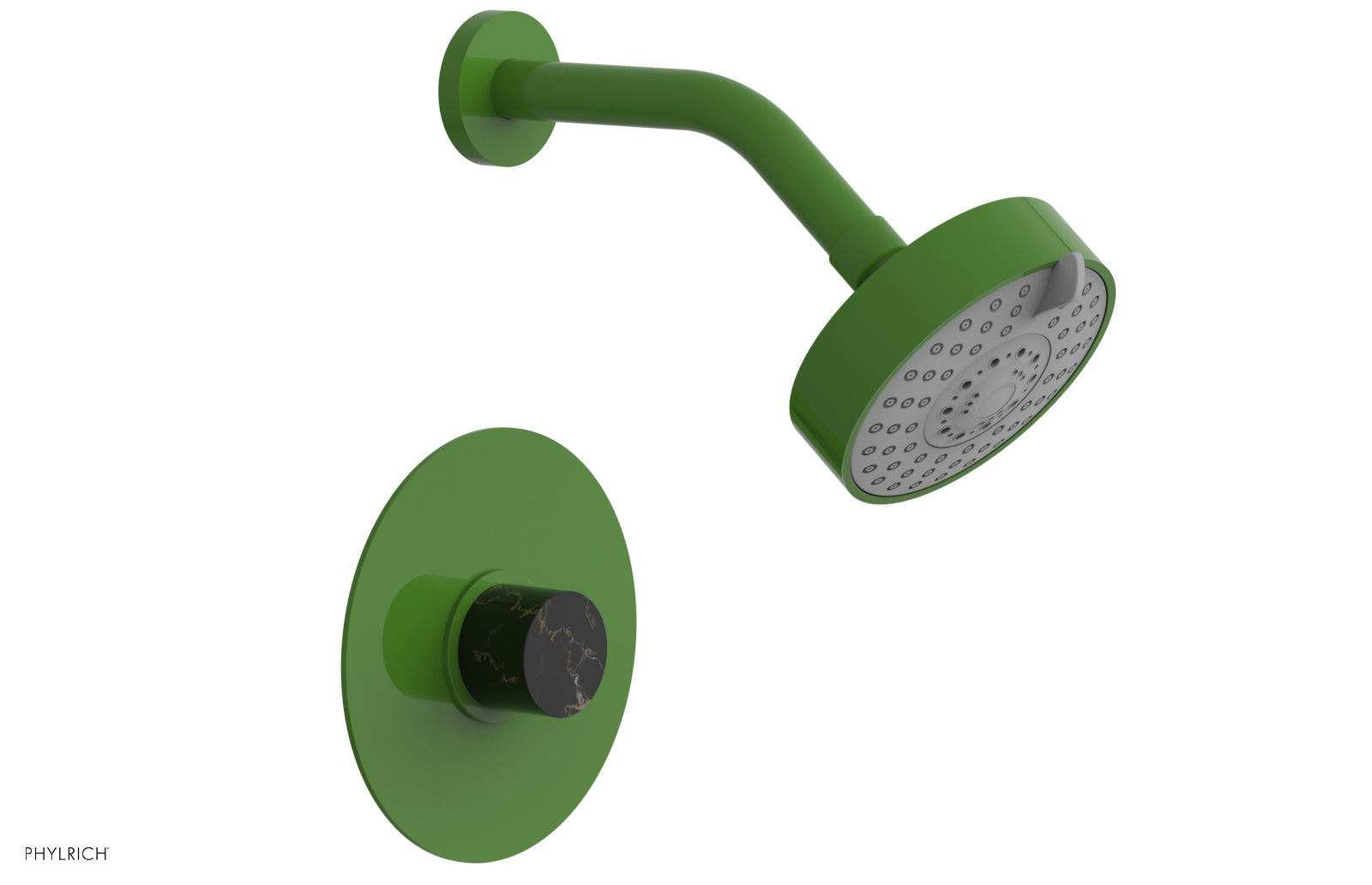 BASIC II Pressure Balance Shower Set - Black Marble 230-23