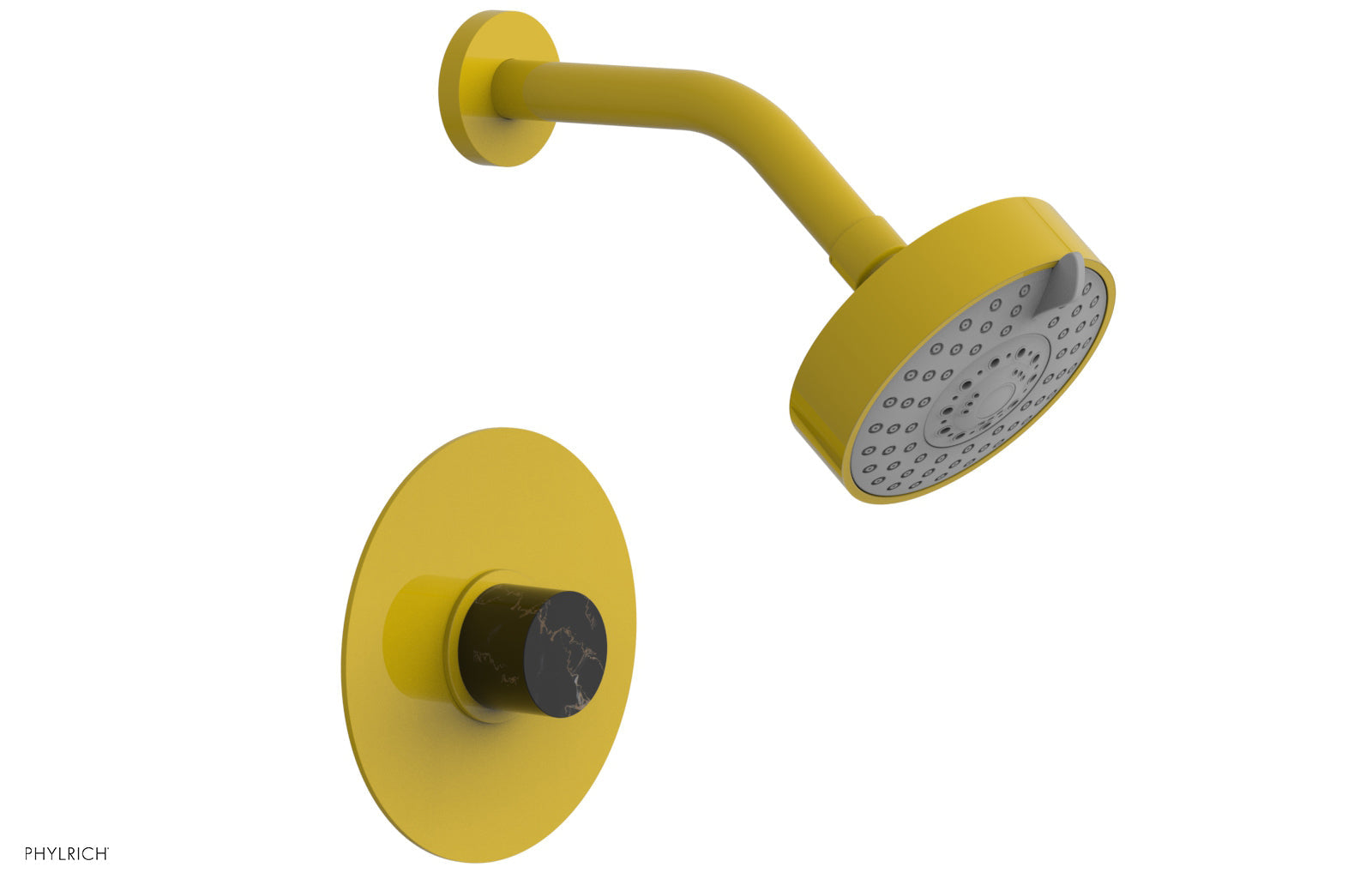 BASIC II Pressure Balance Shower Set - Black Marble 230-23