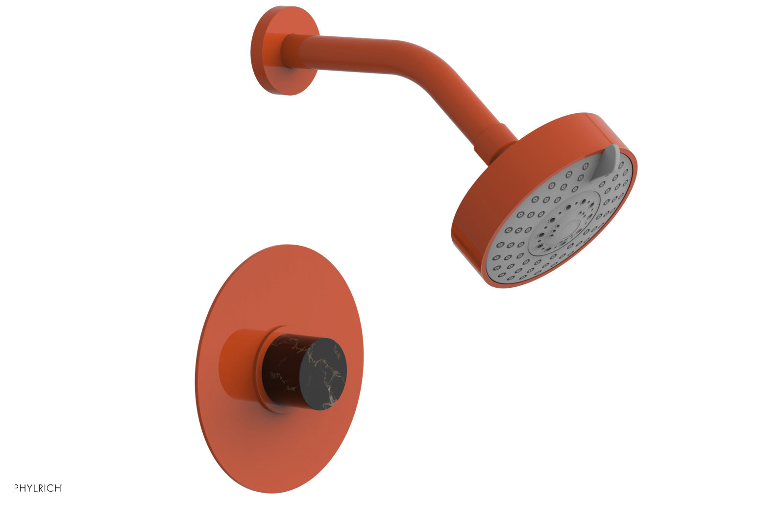 BASIC II Pressure Balance Shower Set - Black Marble 230-23