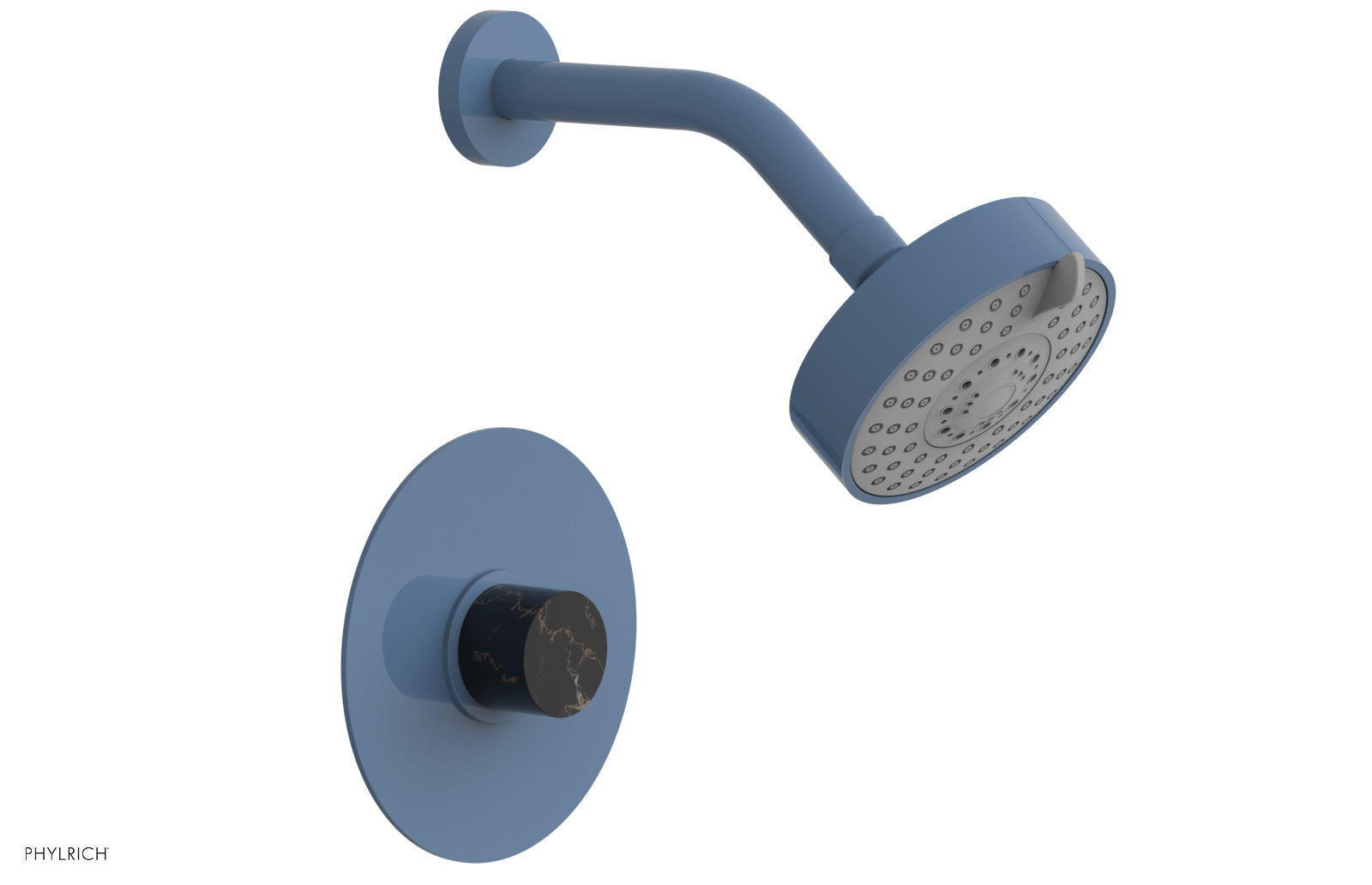 BASIC II Pressure Balance Shower Set - Black Marble 230-23