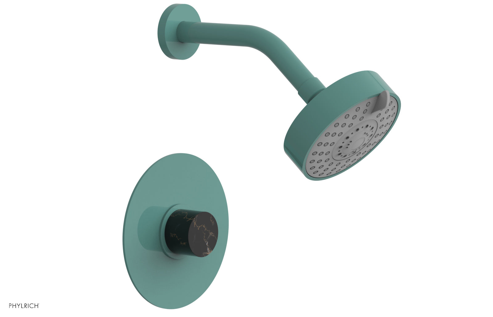 BASIC II Pressure Balance Shower Set - Black Marble 230-23