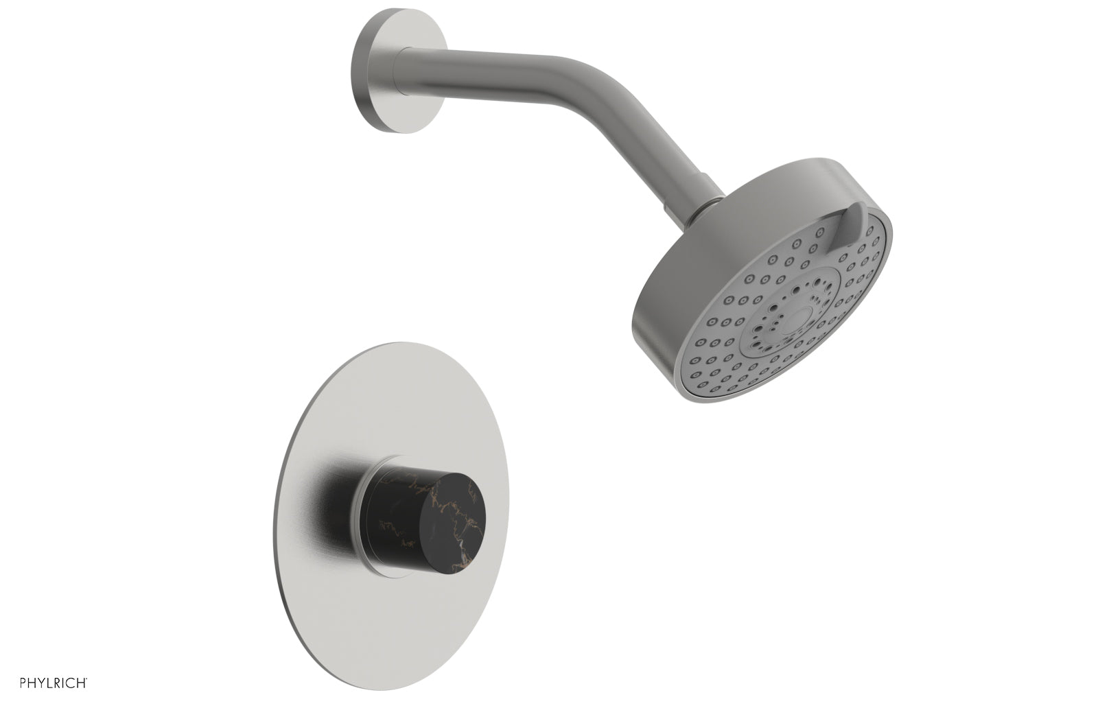 BASIC II Pressure Balance Shower Set - Black Marble 230-23