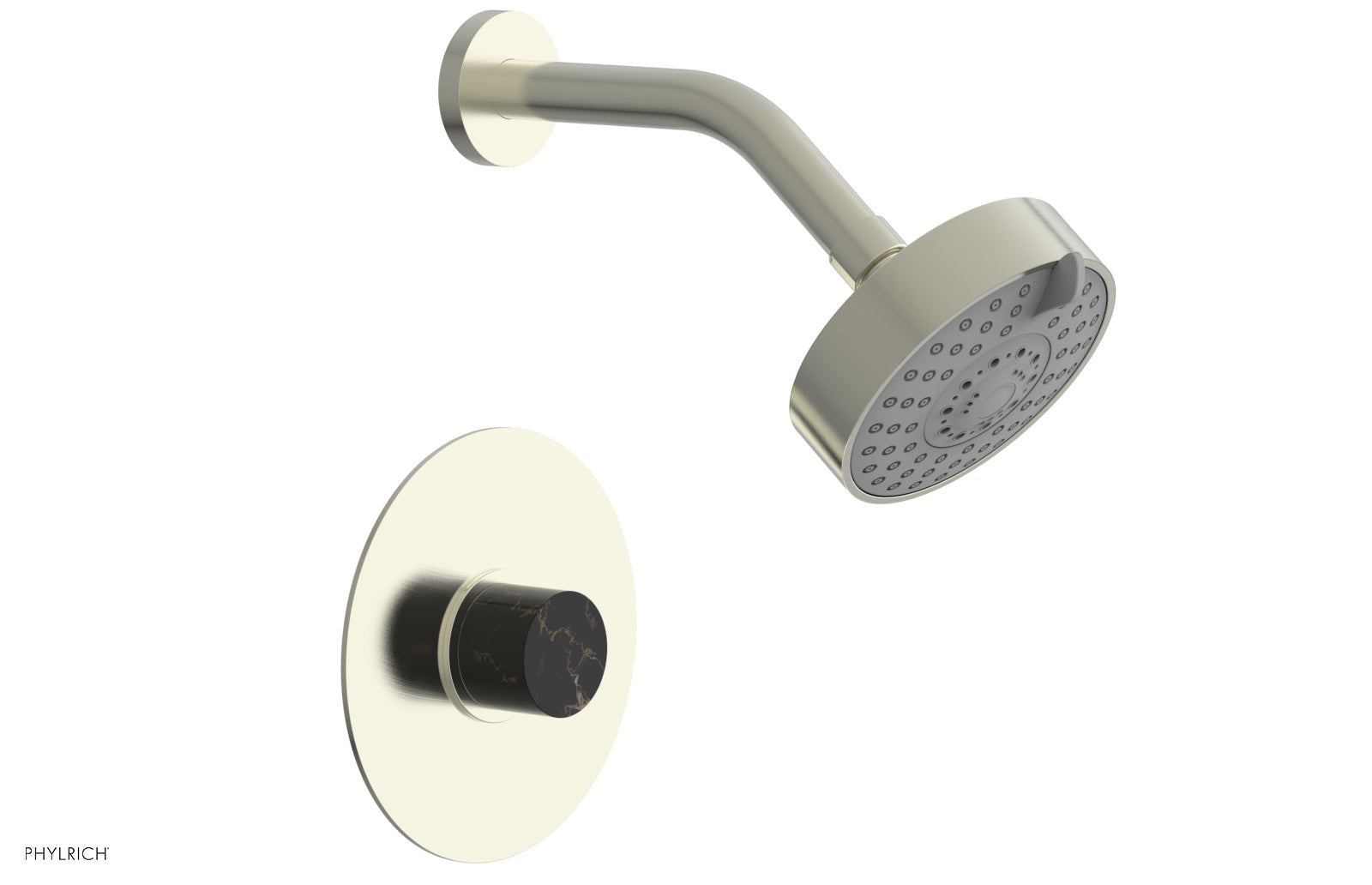 BASIC II Pressure Balance Shower Set - Black Marble 230-23