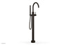 BASIC II Tall Floor Mount Tub Filler - Lever Handle with Hand Shower  230-45-01