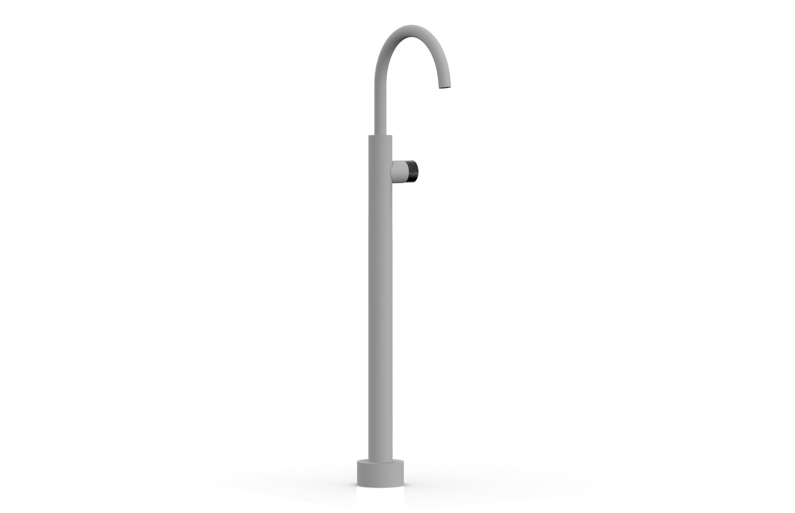 BASIC II Tall Floor Mount Tub Filler - Marble Handle 230-47-02