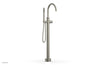 BASIC II Tall Floor Mount Tub Filler - Marble Handle with Hand Shower  230-47-01