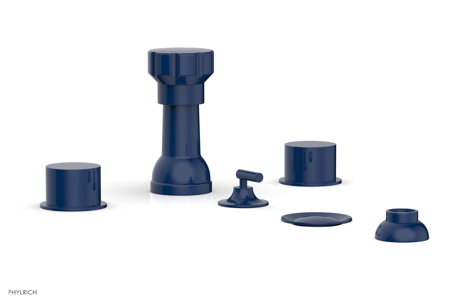 BASIC II Four Hole Bidet Set - Smooth Handles 230-61