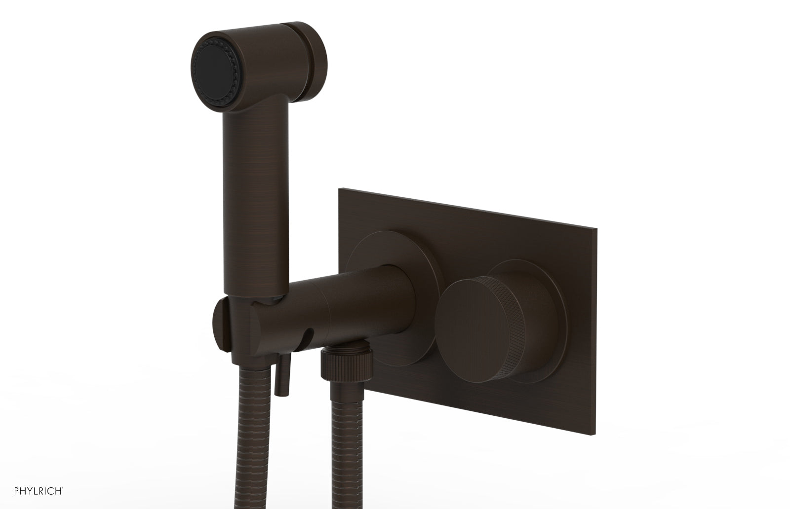 BASIC II Wall Mounted Bidet Knurled Handle 230-65