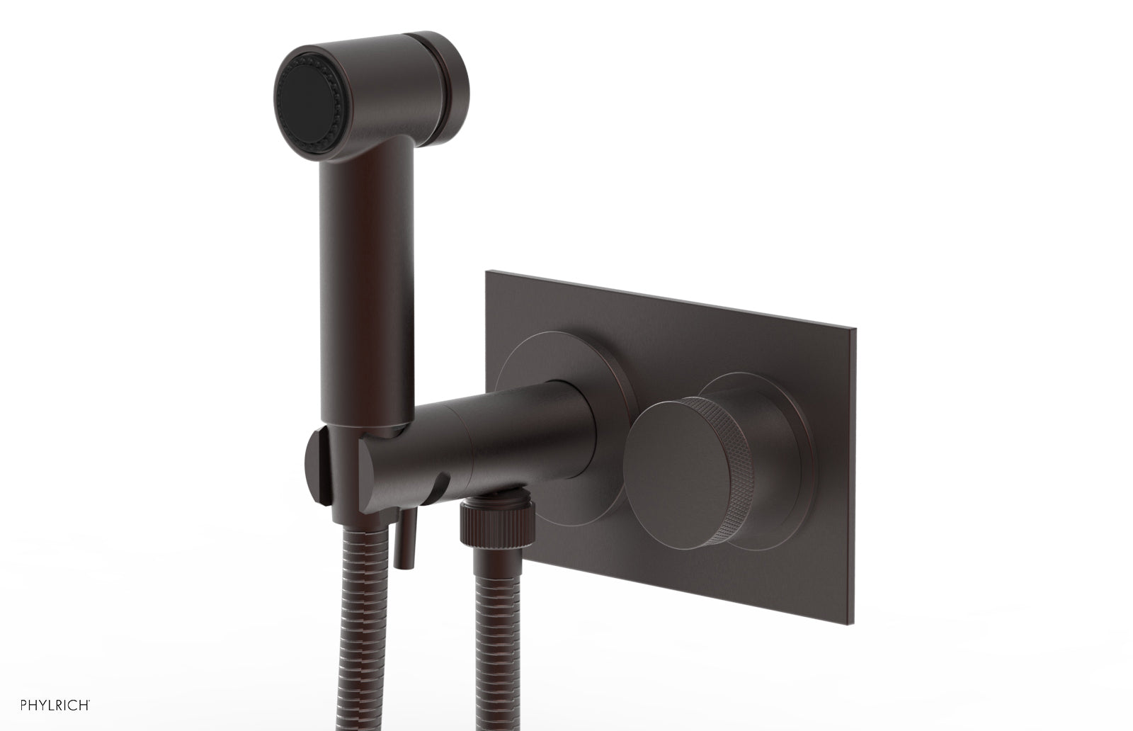 BASIC II Wall Mounted Bidet Knurled Handle 230-65