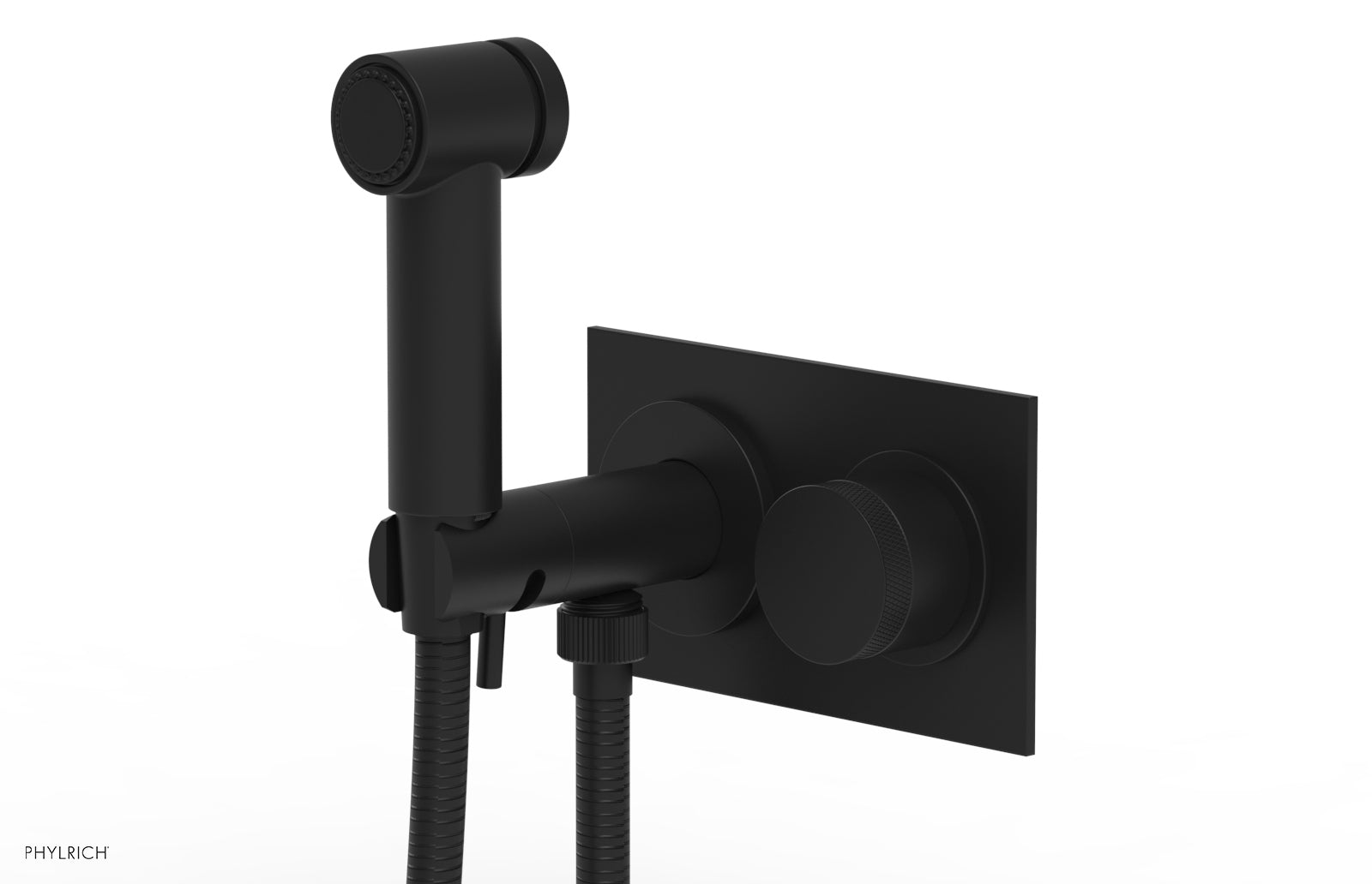 BASIC II Wall Mounted Bidet Knurled Handle 230-65