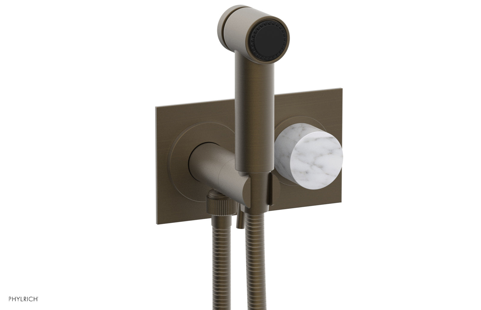 BASIC II Wall Mounted Bidet Marble Handle 230-67