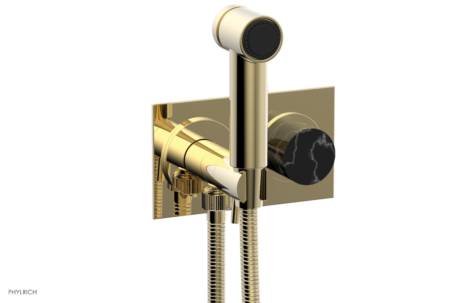 BASIC II Wall Mounted Bidet Marble Handle 230-67