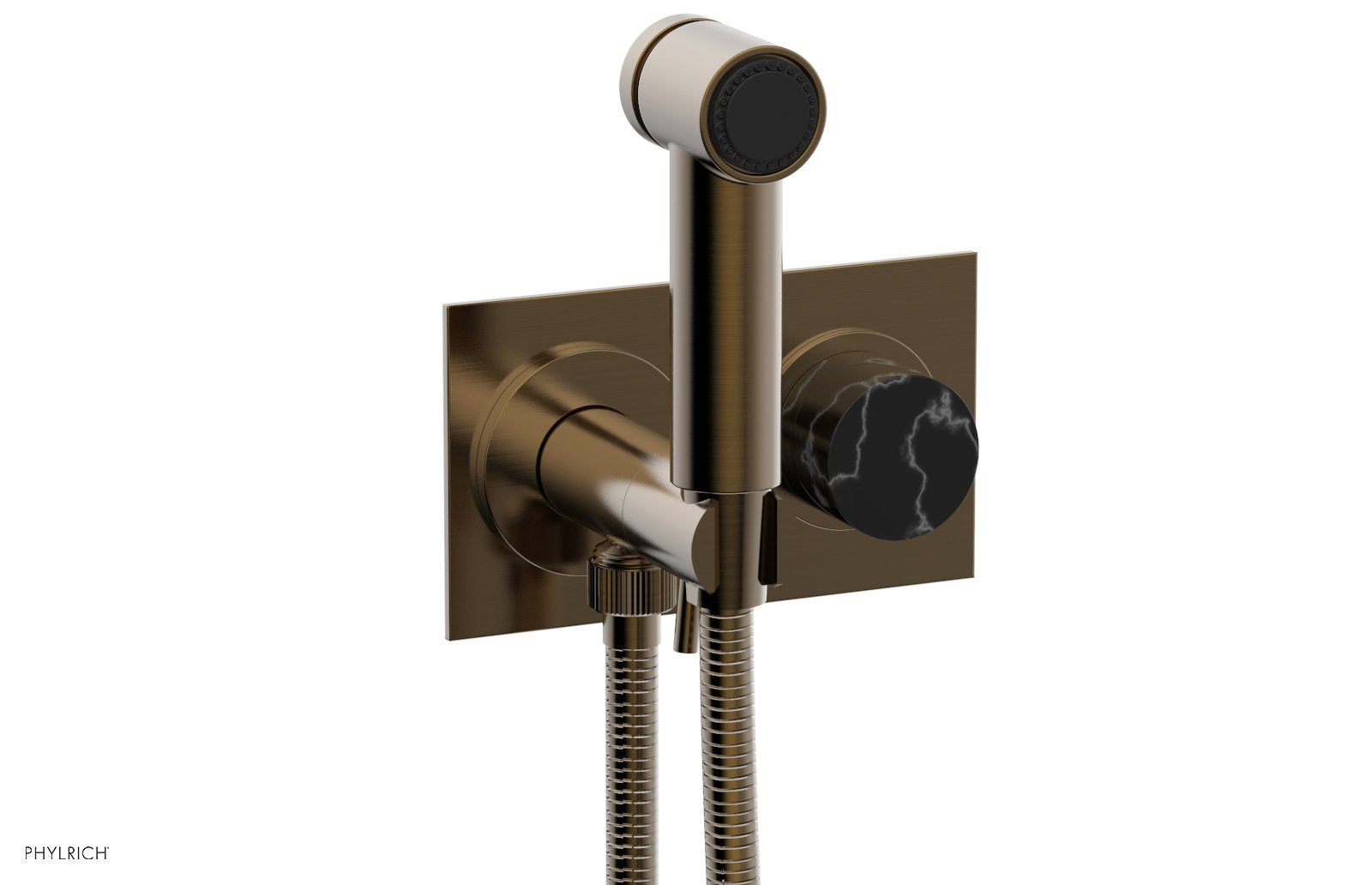 BASIC II Wall Mounted Bidet Marble Handle 230-67