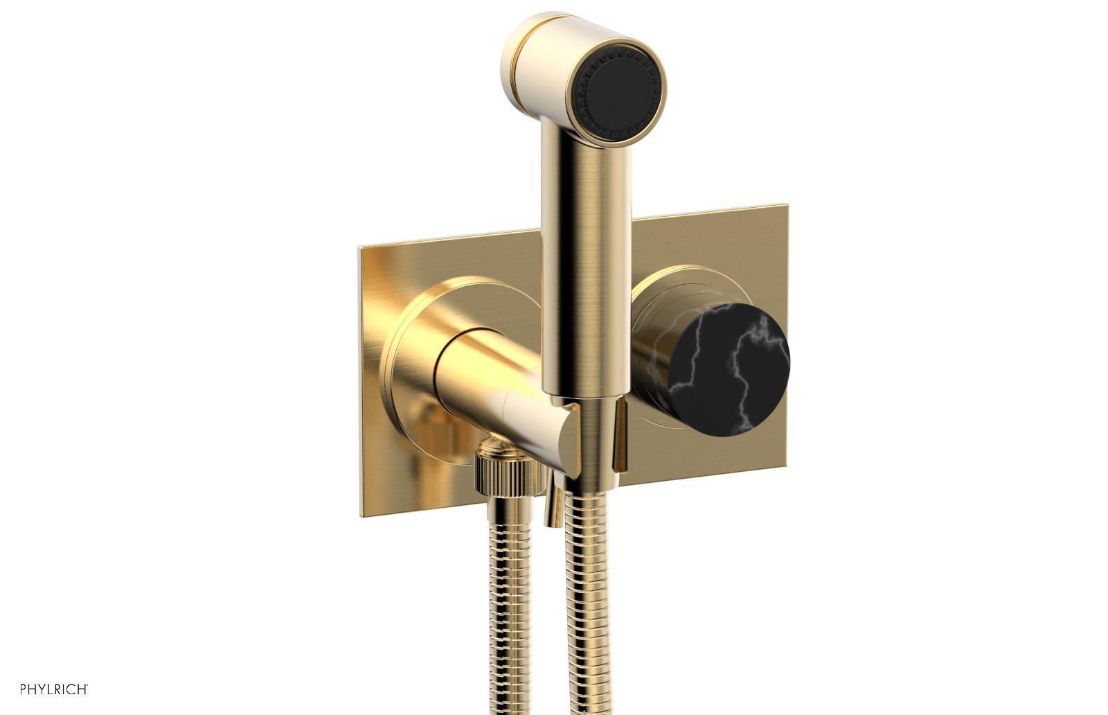 BASIC II Wall Mounted Bidet Marble Handle 230-67