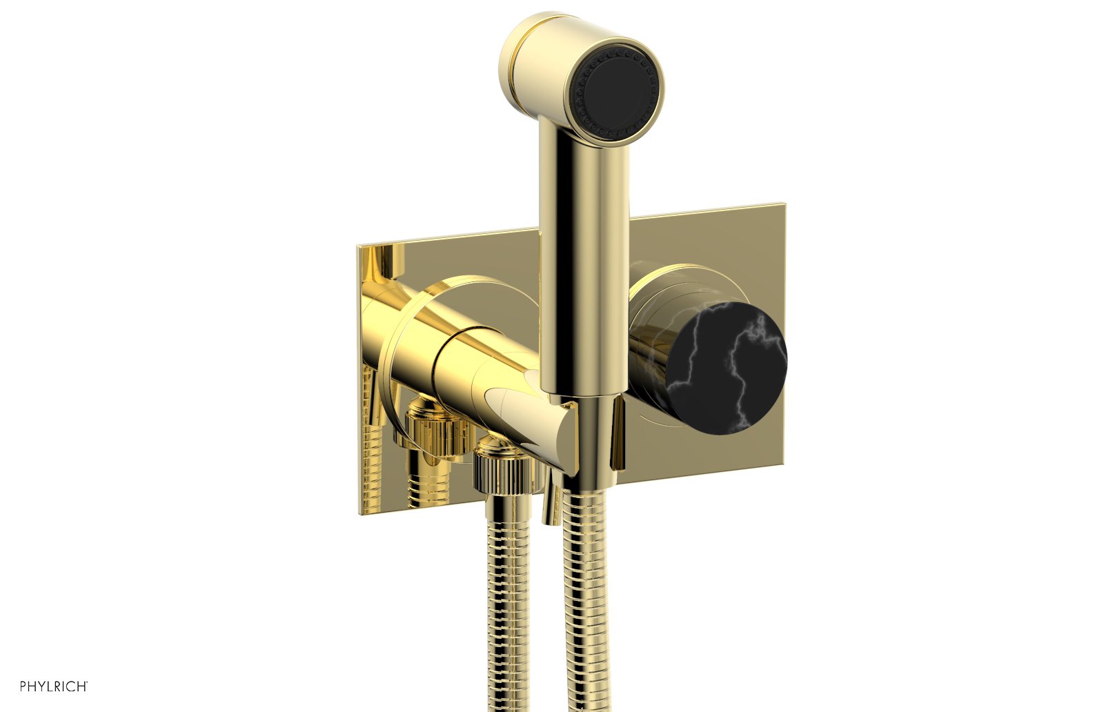 BASIC II Wall Mounted Bidet Marble Handle 230-67