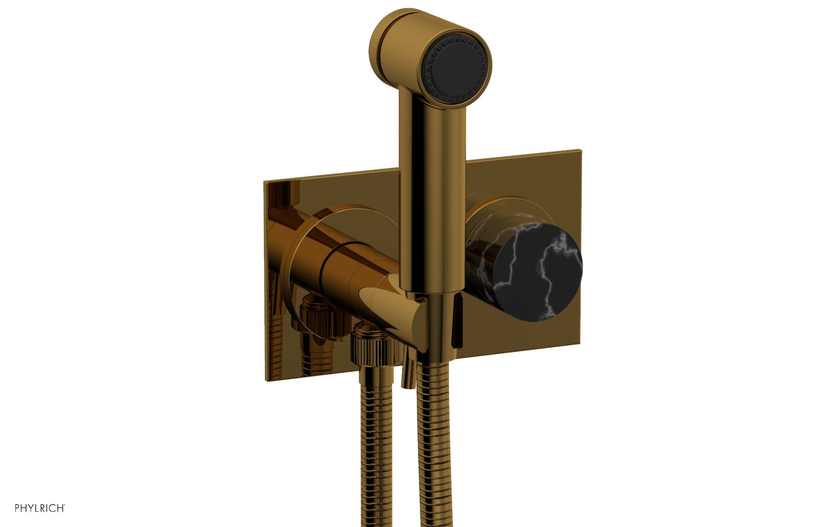 BASIC II Wall Mounted Bidet Marble Handle 230-67