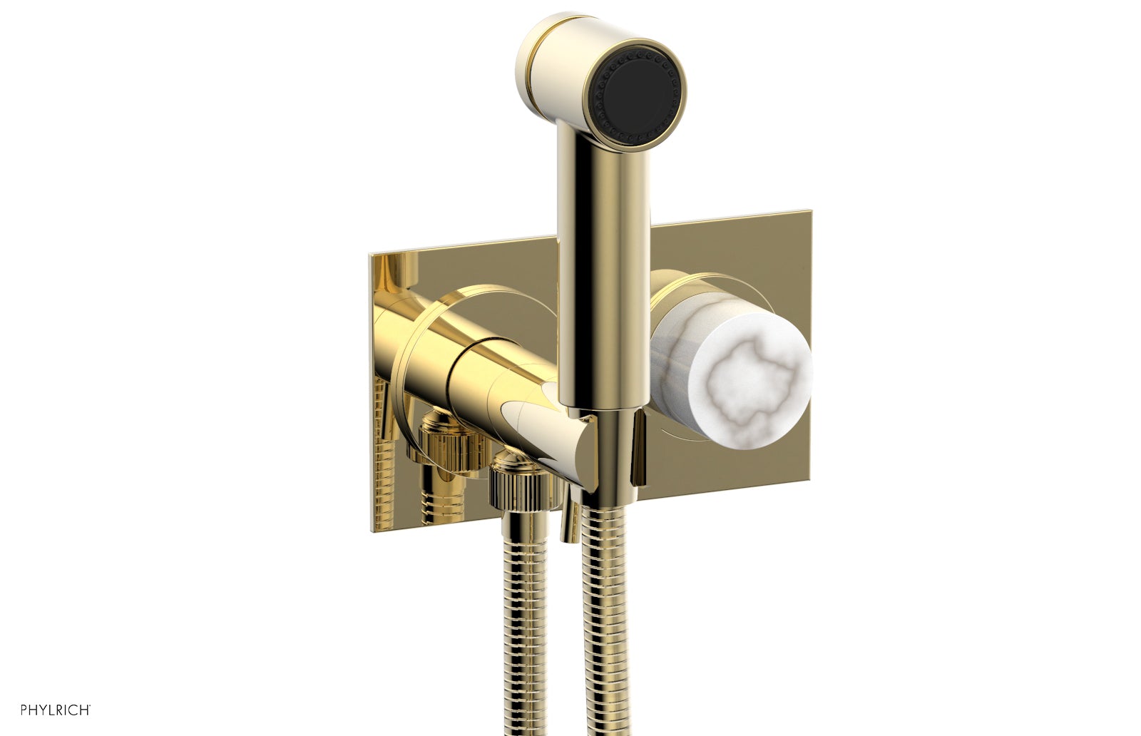 BASIC II Wall Mounted Bidet Marble Handle 230-67