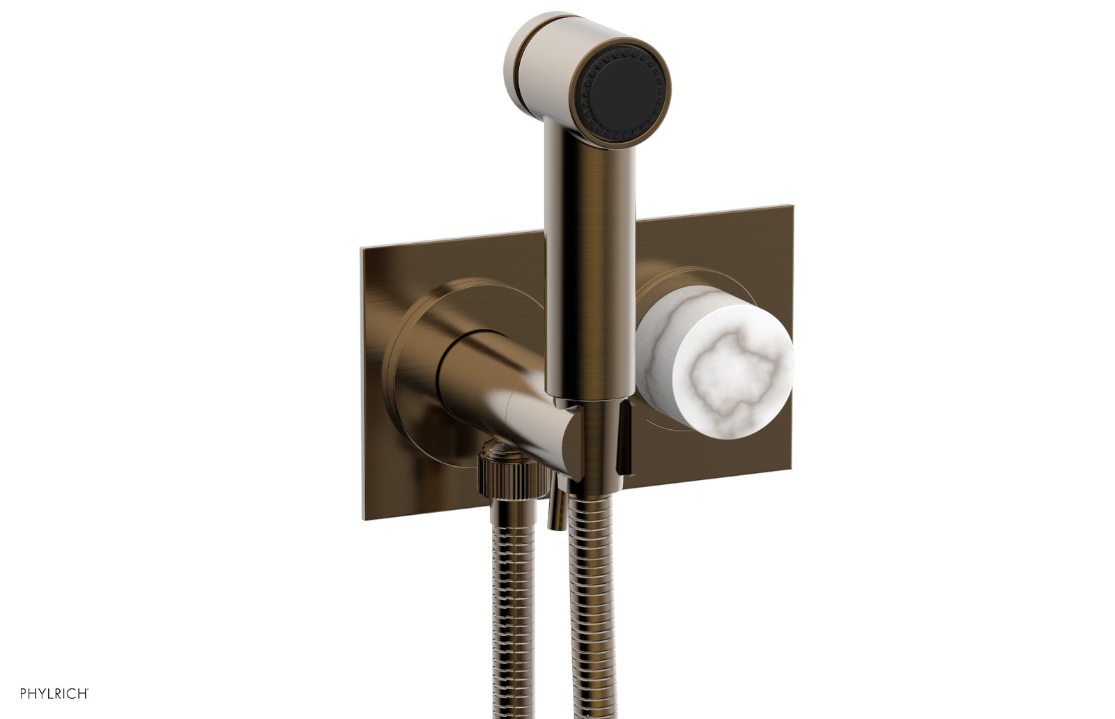 BASIC II Wall Mounted Bidet Marble Handle 230-67